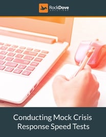 Conducting Mock Crisis Response Speed Tests
